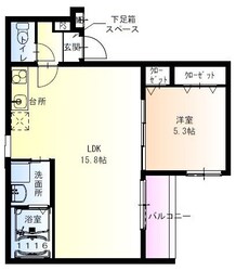 園田駅 徒歩7分 1階の物件間取画像